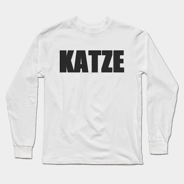 Katze Long Sleeve T-Shirt by CDUS